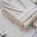 Schafer Home Valentina Dantelli Banyo Seti 9 Parça-Krem/Bej