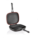 Schafer Kare Double Grill Pan 34Cm-2 Parça-Siyah