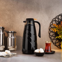 Schafer Kitchenhouse Mimoza Cam Termos 1,5 L-Siyah/Gold