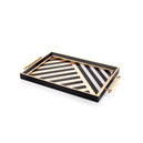 Schafer Kunst Tepsi 1 Parça-Gold/Siyah06