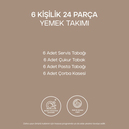 Schafer Lanis Yemek Takımı 24 Parça-Yeşil03