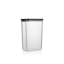 Schafer Mendy Dikdörtgen Plastik Saklama Kabı 2900 Ml.-Gri
