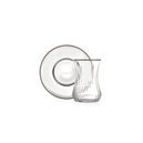 Schafer Optik 6 Kişilik Çay Seti 12 Parça-Platin