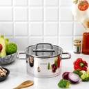 Schafer Prestige 1 MM Çelik Tencere Set 8 Parça-Inox