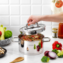 Schafer Prestige 1 MM Çelik Tencere Set 8 Parça-Inox