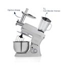 Schafer Prochef Master Multi Kıyma ve Sürahi Blender Aparatlı Stand Mikser 5 L-Beyaz