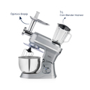 Schafer Prochef Master Multi Kıyma ve Sürahi Blender Aparatlı Stand Mikser 5 L- Gümüş