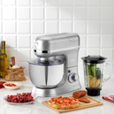Schafer Prochef Master Multi Kıyma ve Sürahi Blender Aparatlı Stand Mikser 5 L-Spray Boyalı Gümüş