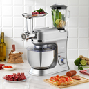 Schafer Prochef Master Multi Kıyma ve Sürahi Blender Aparatlı Stand Mikser 5 L-Spray Boyalı Gümüş