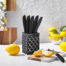 Schafer Quick Chef Standlı Bıçak Seti 7 Parça-Gri02