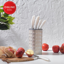 Schafer Quick Chef Standlı Bıçak Seti 6 Parça-Beyaz01