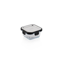 Schafer Retro Kilitli Saklama Kabı Kare 320 Ml-Inox
