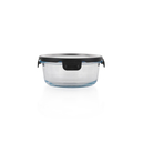 Schafer Retro Kilitli Saklama Kabı Yuvarlak 600 ML-Inox