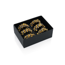 Schafer Romance 6 lı Peçete Halkası Seti-Gold/Gümüş