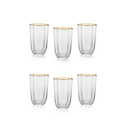 Schafer Ruth 6 lı Meşrubat Bardağı 420 Ml-Gold01