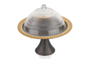 Schafer Sepya Cam Meyve Tabağı 26 Cm-1 Parça-Siyah