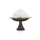 Schafer Sepya Cam Meyve Tabağı 26 Cm-1 Parça-Siyah