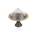 Schafer Sepya Cam Meyve Tabağı 26 Cm-1 Parça-Siyah