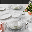 Schafer Silver Yemek Takımı 56 Parça-Platin