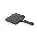 Schafer Tastemake XL Döküm Ocak Üstü Tost Izgara 20x26 Cm-2 Parça