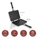 Schafer Tastemake XL Döküm Ocak Üstü Tost Izgara 20x26 Cm-2 Parça