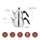 Schafer Tea Chef Küçük Boy Çaydanlık Takımı 4 Parça-Siyah