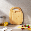 Schafer Woodart 2 Li Oval Tutacaklı Kesme Tahtası