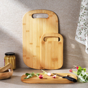 Schafer Woodart 3 Lü Oval Tutacaklı Kesme Tahtası