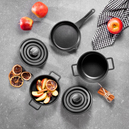 Set-57//786673//858424  -  Schafer Dark Storm Pro Granit 12 Parça Tencere Seti