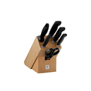 Zwilling Four Star Blok Bıçak Seti 7 Parça-Siyah (350660000)