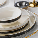 Schafer Adel Line Yemek Takımı 56 Parça-Gold