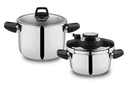 Schafer Compact 4 Parça Düdüklü Tencere Seti 4+6,5 L-Siyah