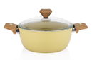 Schafer Fiesta Seramik Derin Tencere 24 Cm-Yeşil