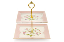 Schafer Flora İki Katlı Kurabiyelik 3 Parça-Pembe