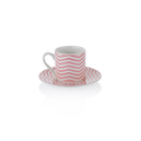 Schafer Fun 6 Kişilik Kahve Fincan Seti 12 Parça-Çok Renkli