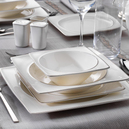 Schafer Glamor Pure Yemek Takımı 60 Parça-Platin