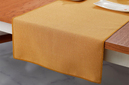 Schafer Home Bianca Keten Polyester Runner 40x160-Hardal