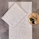 Schafer Home Leaf 2 li Banyo Paspası-Ekru