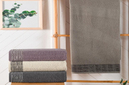 Schafer Home Line Armürlü Havlu 50x90 Cm-Gri