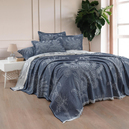 Schafer Home Lumina Yatak Örtüsü Seti 3 Parça-İndigo