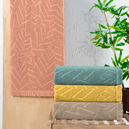 Schafer Home Modern Jakarlı Havlu 50x90 Cm-Kiremit