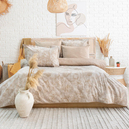 Schafer Home Premium Comfort Çift Kişilik Nevresim Takımı 6 Parça-Ekru