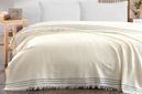 Schafer Home Rena Çift Kişilik Pike 200x230-Ekru/İndigo