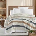 Schafer Home Wave 200x230 Çift Kişilik Pike-Ekru/Hardal