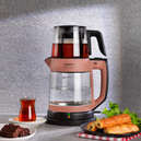 Schafer Optimal Elektrikli Cam Çay Makinesi-Rosegold