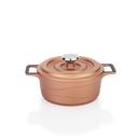 Schafer Pro Cast Mini Döküm Tencere Seti 5 Parça-Rosegold