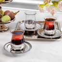 Schafer Supreme 6 Kişilik Çay Seti-12 Parça-Platin