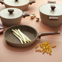 Schafer Toscana Döküm Tencere Seti 7 Parça-Krem