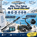 Eko / Pro 165 Cm Tekneden Jig & Yemli Olta Seti , Tekne Olta Setleri, Gazi Fishing