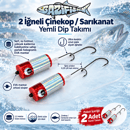 Gazi Fishing 2 İğneli Çinekop / Sarıkanat Yemli Dip Takımı, Yemli Takımlar, Gazi Fishing